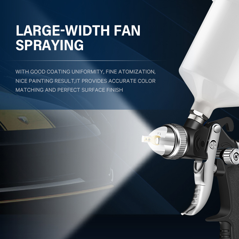 SICOPRO LVLP Gravity Spray Gun – High Atomization Spraying Tool for Automotive and Furniture Coating