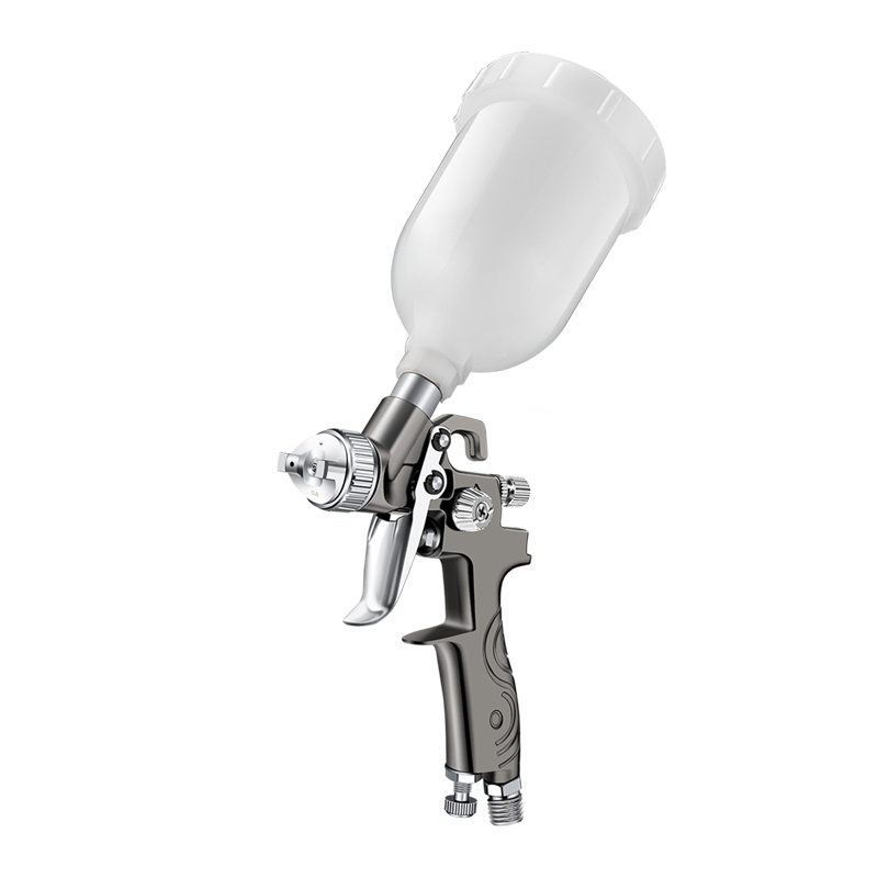 AS1009+SK350 LVLP Spray Gun Kit - Dual Nozzle with Regulator