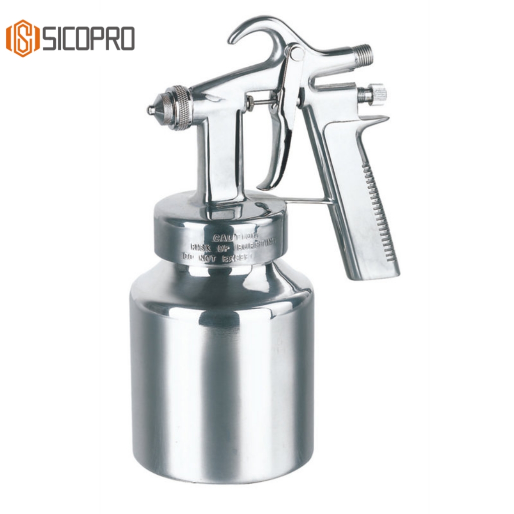 SICOPRO 472A Stainless Steel Suction Feed Spray Gun