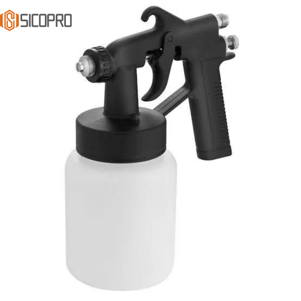 SICOPRO 472C Plastic Suction Feed Spray Gun with PE Cup