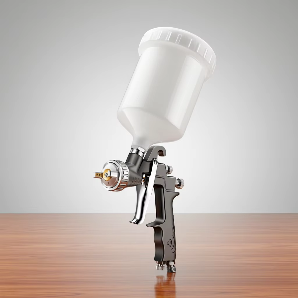 LVLP Gravity Feed Spray Gun for Industrial and Workshop Painting