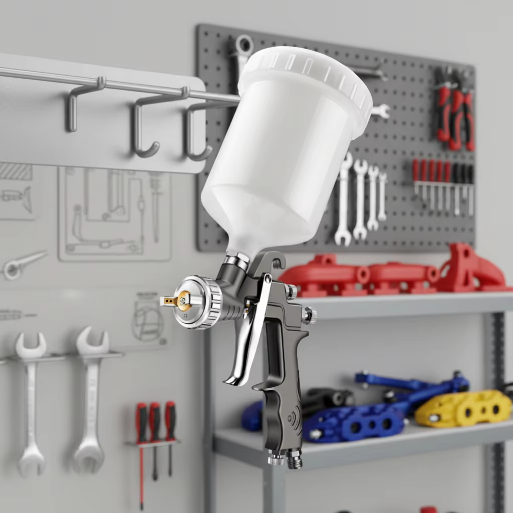 Precision LVLP Gravity Spray Gun for Fine Finish Applications