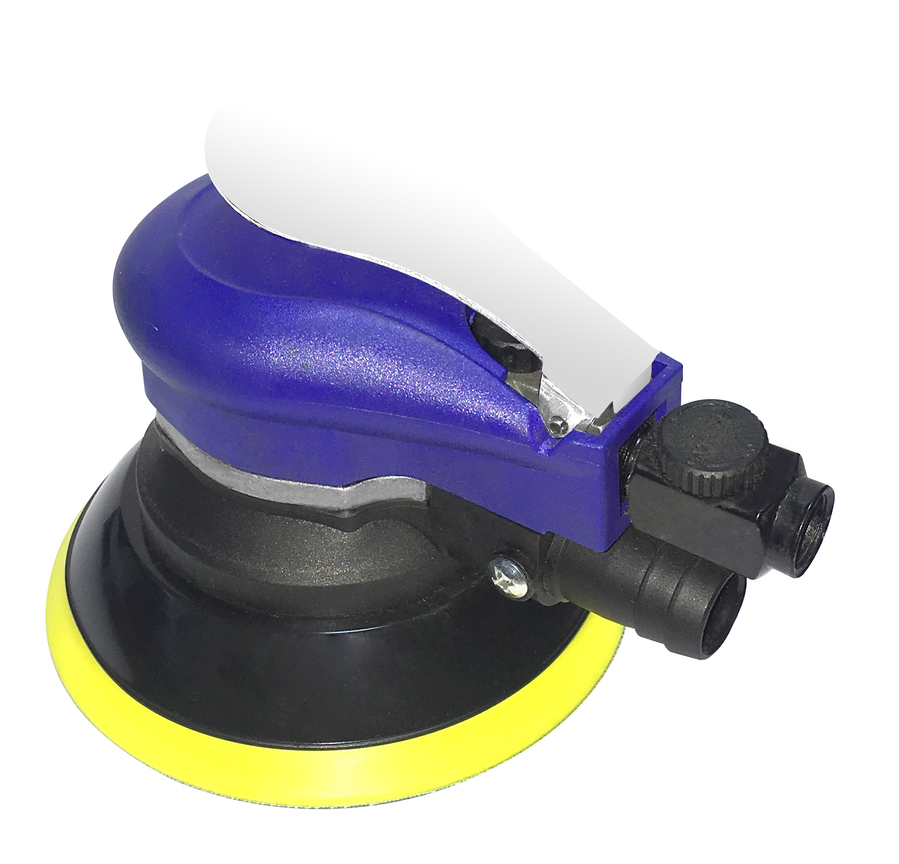 Adjustable-Speed Air Palm Sander with Vacuum Extraction Port