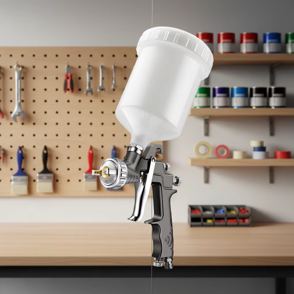 Automotive LVLP Gravity Spray Gun for Refinishing Work