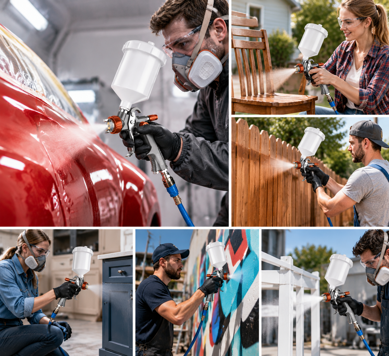 Pre-spray Inspection Checklist for LVLP Spray Gun to Avoid Runs and Sags on Car Panels