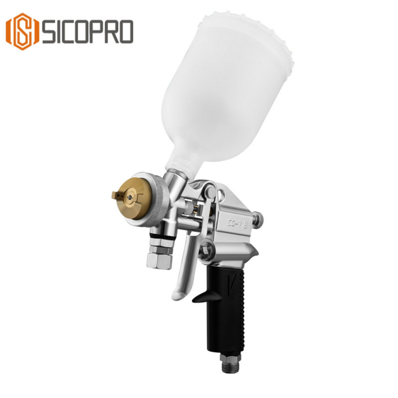 SICOPRO CO-71B Touch-Up Mini LVLP Spray Gun with Gravity Plastic Cup – Precision Detail Sprayer