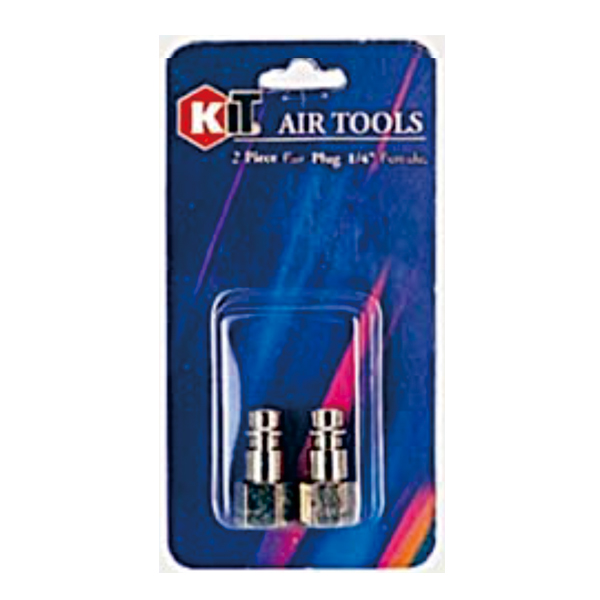 CS-09 2-Piece Euro Type 1/4 Inch Female Air Plug Set