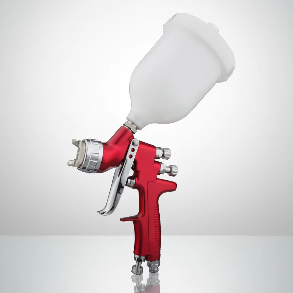 GFG Model LVLP Spray Gun  – Professional Gravity Feed Refinished Painting LVLP Spray Gun for Automotive & Industrial Coating (Batch Retry 2)