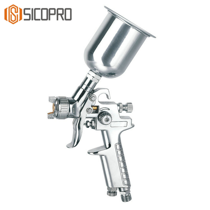 SICOPRO H-2000G Mini LVLP Gravity Spray Gun for Spot Repair and Detail Finishing