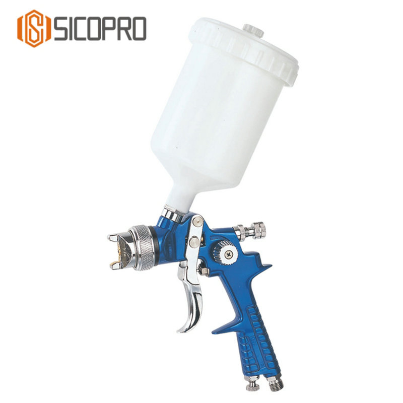 H-881P LVLP Gravity Spray Gun – 600ml Cup, 1.4/1.7/2.0mm Nozzles, for Auto, Wood, Industrial Use