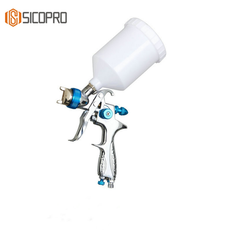H-887P LVLP Gravity Spray Gun – 600ml Cup, Stainless Nozzle 1.4mm Optional, for Auto/Furniture/Metal Coating