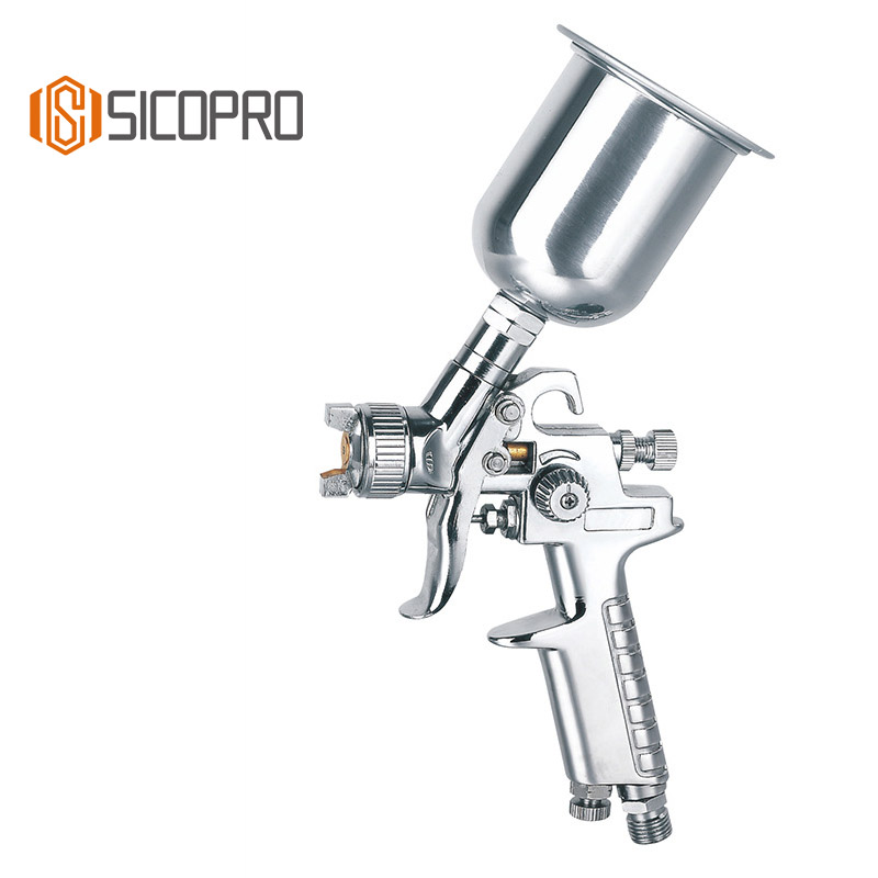 SICOPRO H2000P HVLP Gravity Feed Spray Gun – Fine Finish Touch-Up Sprayer