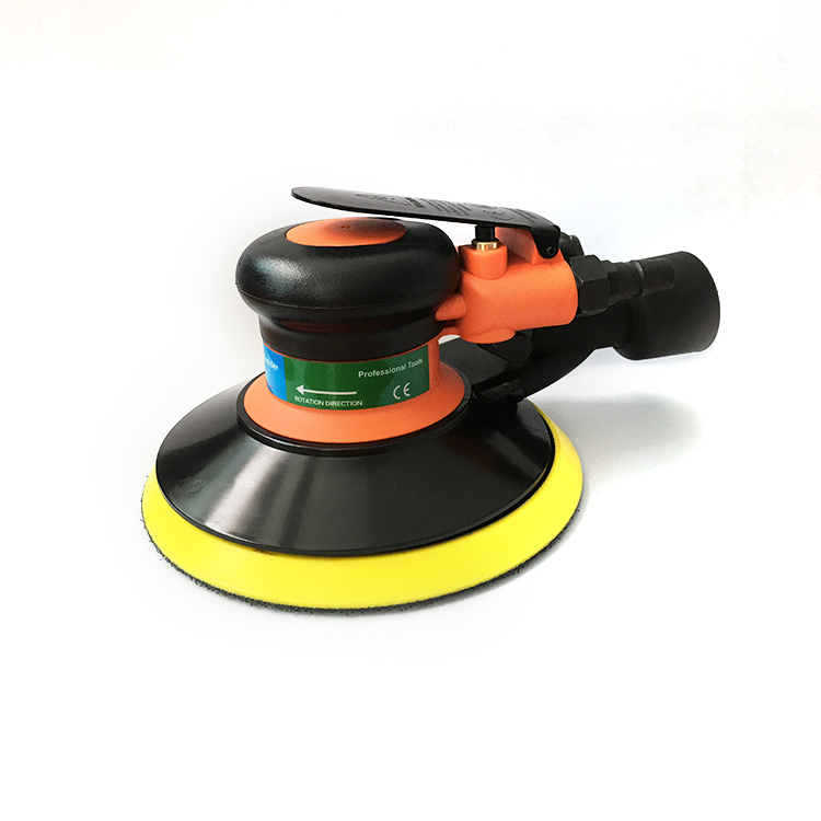 Low-Profile Self-Vacuum Air Palm Sander for Automotive Refinishing