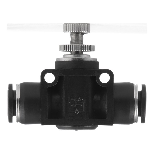 KS-10 Inline Push-In Pneumatic Air Flow Control Valve