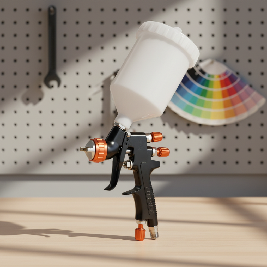 MP-791 Low Pressure Gravity Feed Spray Gun for Smooth Finish Coating