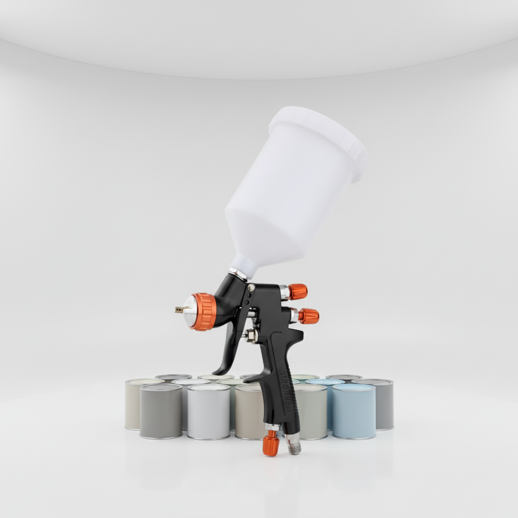 MP-791 Pneumatic LVLP Spray Gun for Body Shop, Garage and Refinish Work