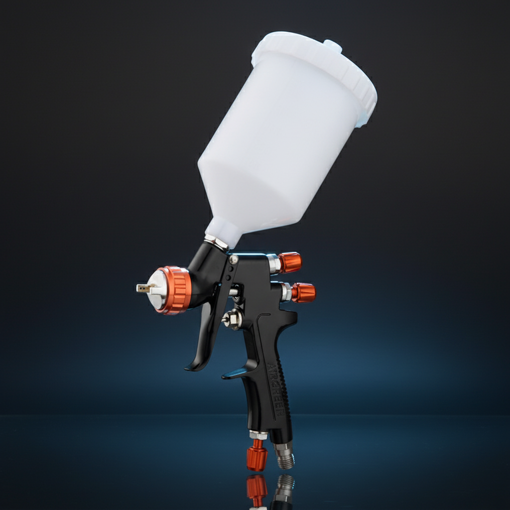 MP-791 Professional LVLP Paint Spray Gun with Gravity Cup
