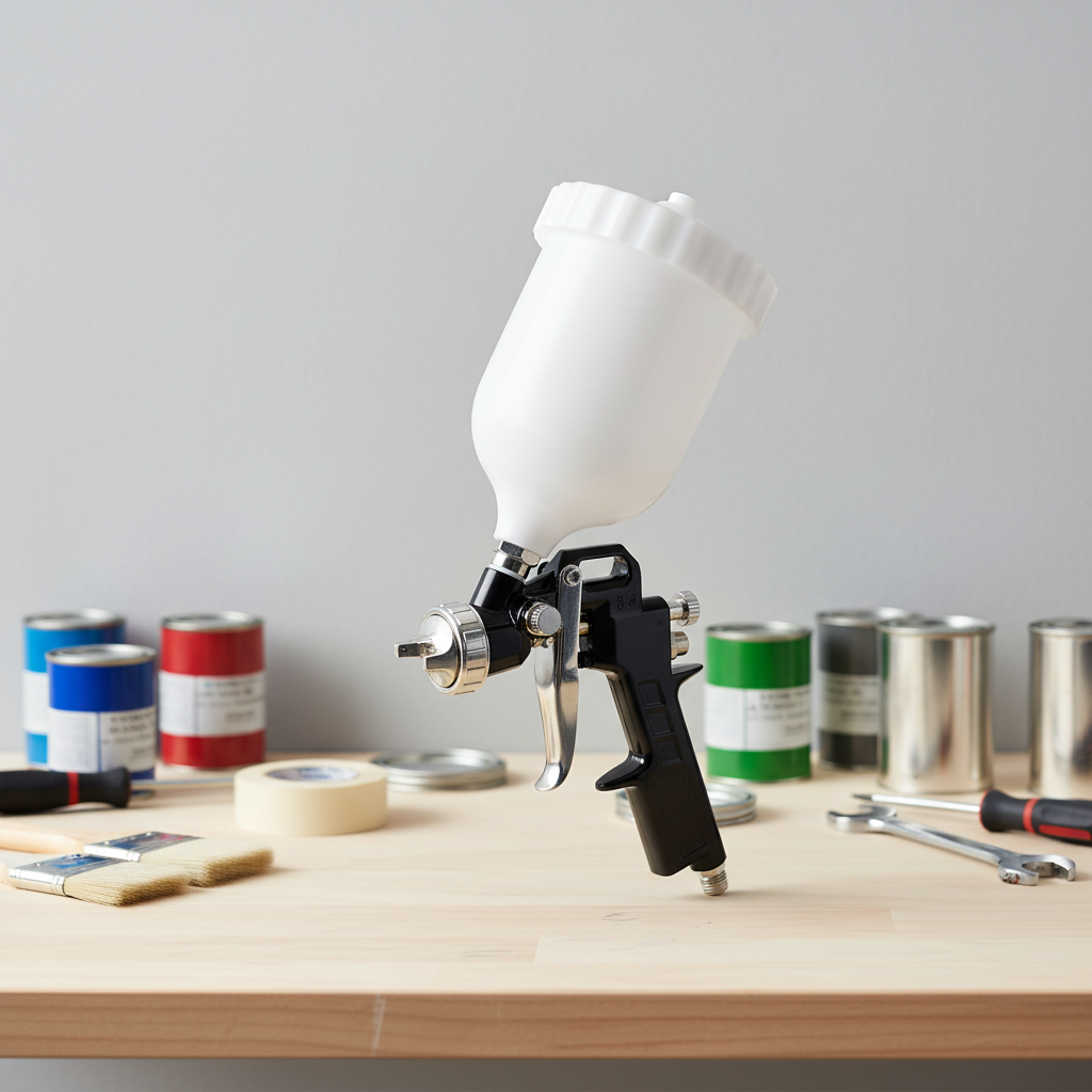 Compact LVLP Spray Gun S-990P for DIY and Professional Use