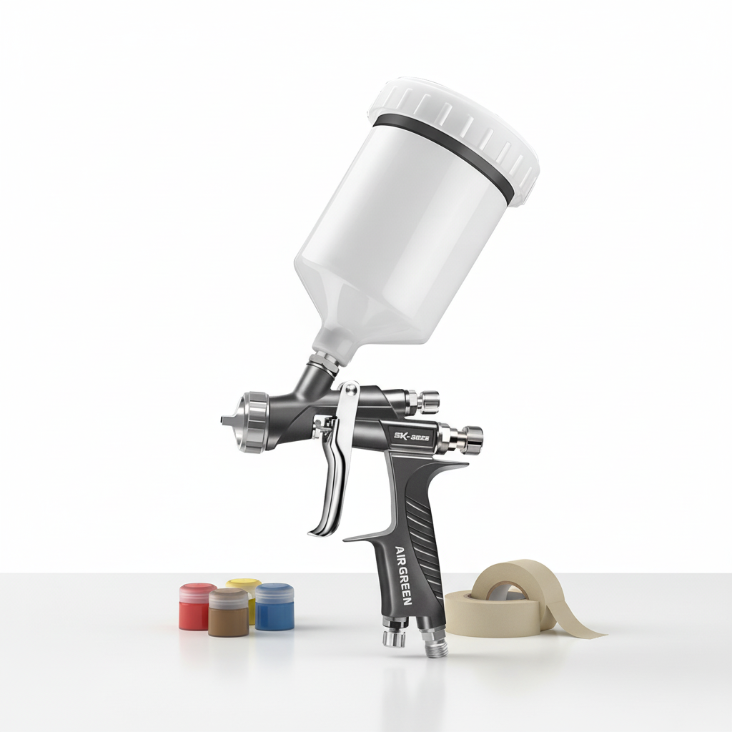 LVLP Gravity Feed Spray Gun for Automotive Refinishing