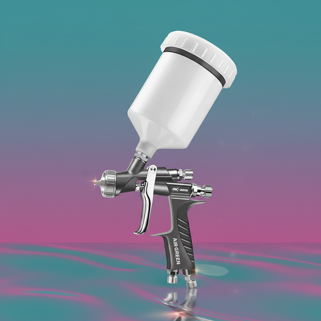 Industrial LVLP Pneumatic Spray Gun High Precision Coating Tool