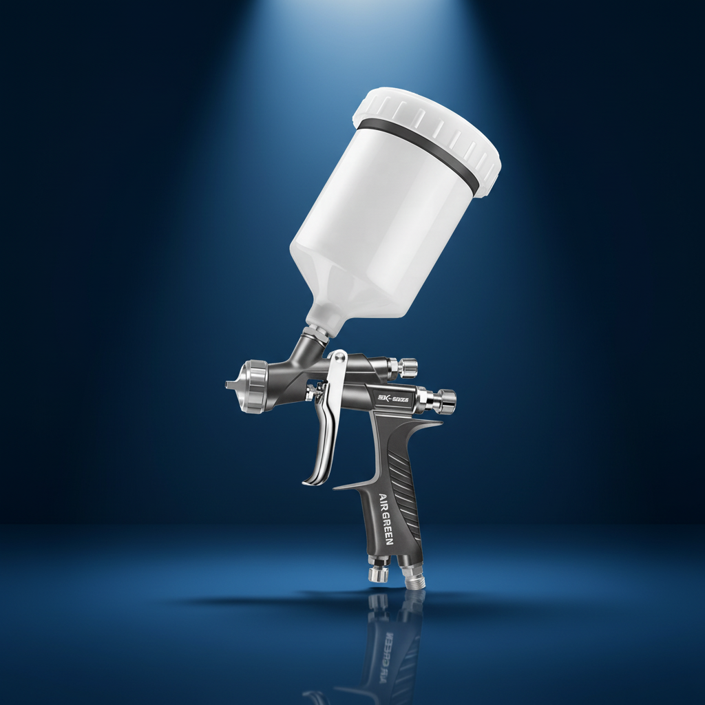 High Efficiency LVLP Paint Spray Gun with 600ml Cup