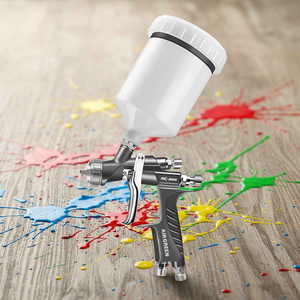 Professional LVLP Spray Gun SK-301 Gravity Feed Paint Sprayer