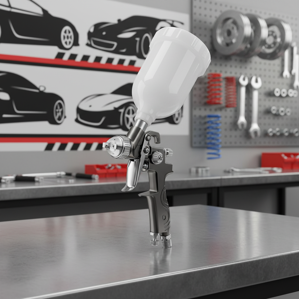 SK‑350 Automotive LVLP Paint Spray Gun for Car Body Repair