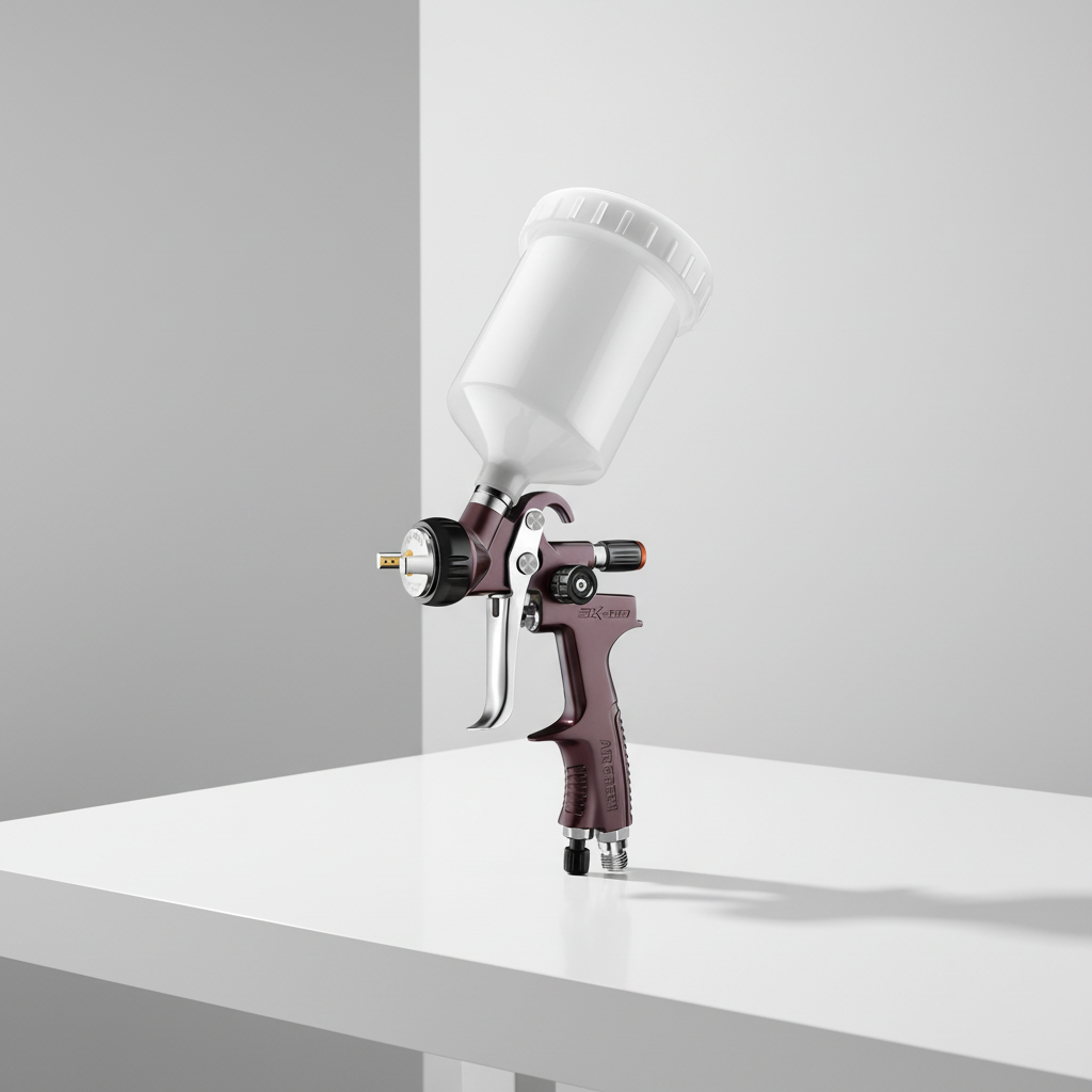 LVLP Fine Finish Gravity Feed Paint Spray Gun for Automotive and Furniture