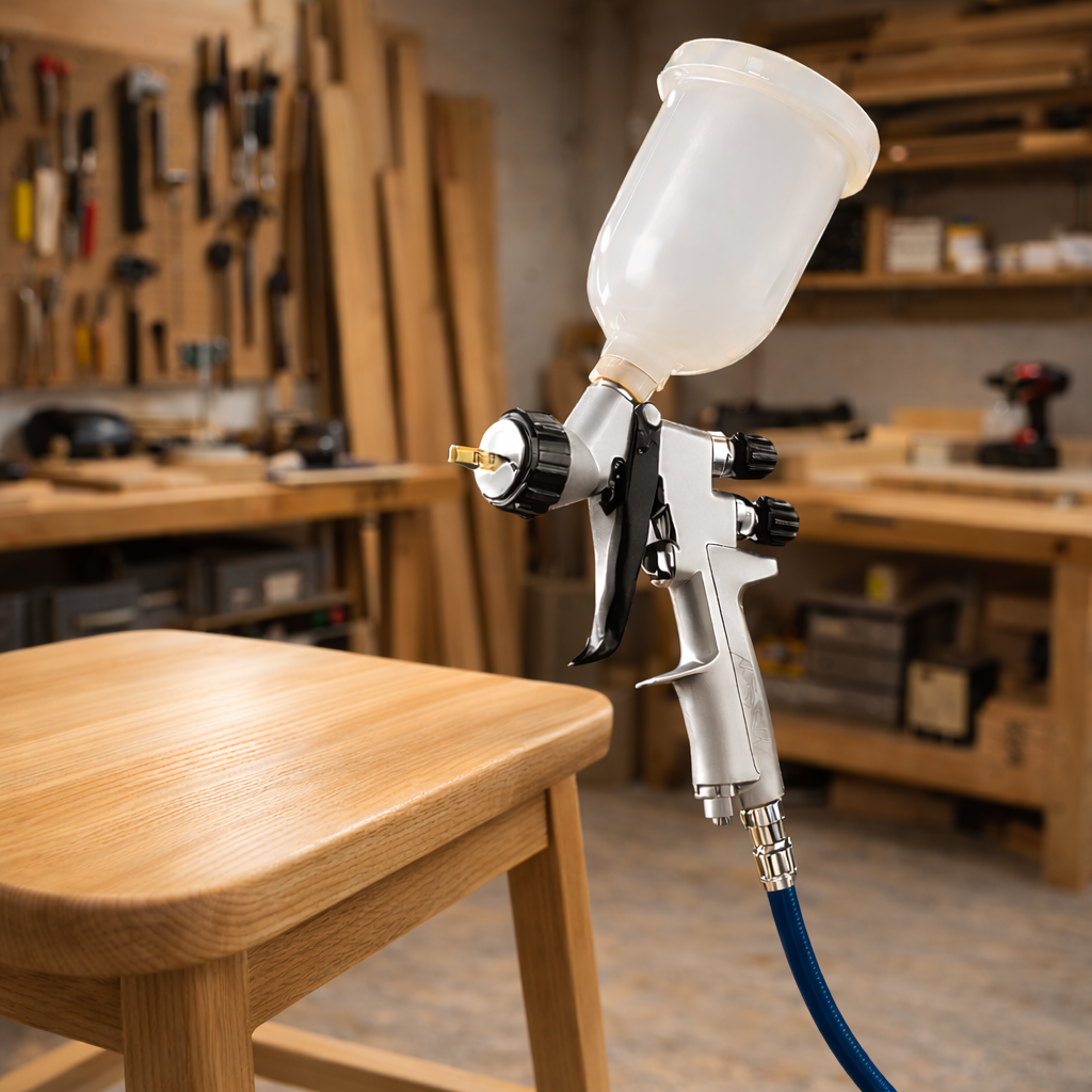 LVLP Automotive Paint Spray Gun High Transfer Efficiency Gravity Feed
