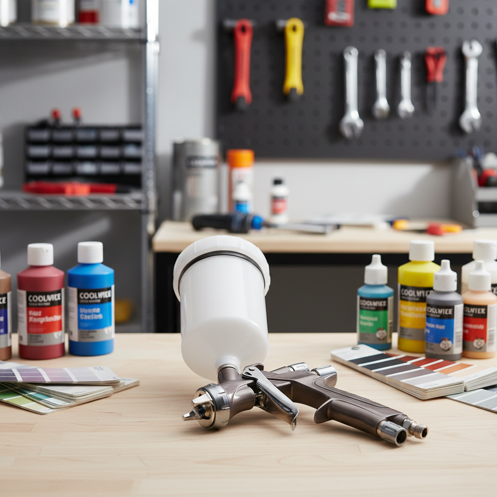 Professional LVLP Gravity Feed Spray Gun for Automotive and Wood Finishing
