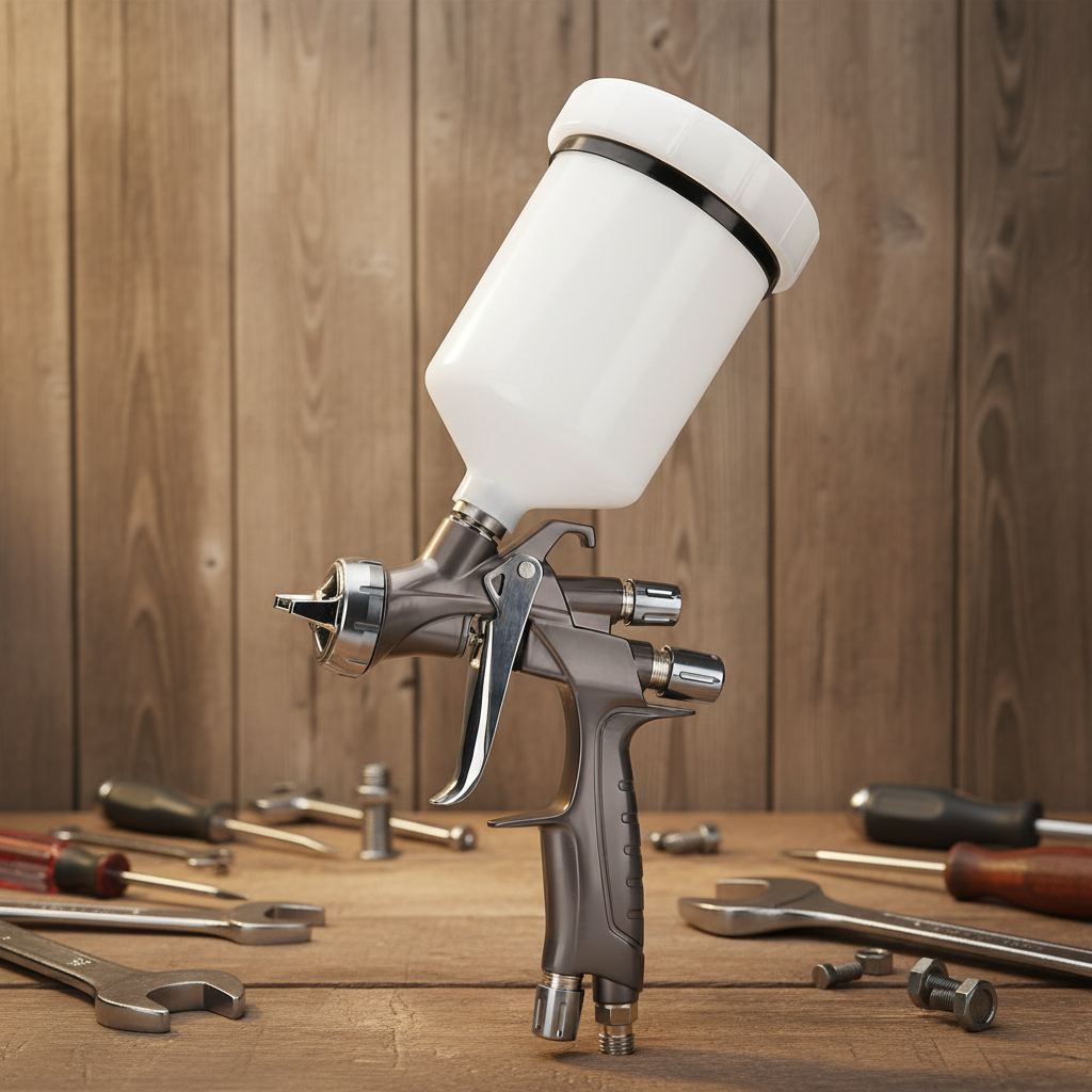 LVLP Gravity Feed Spray Gun for Professional Workshop Painting