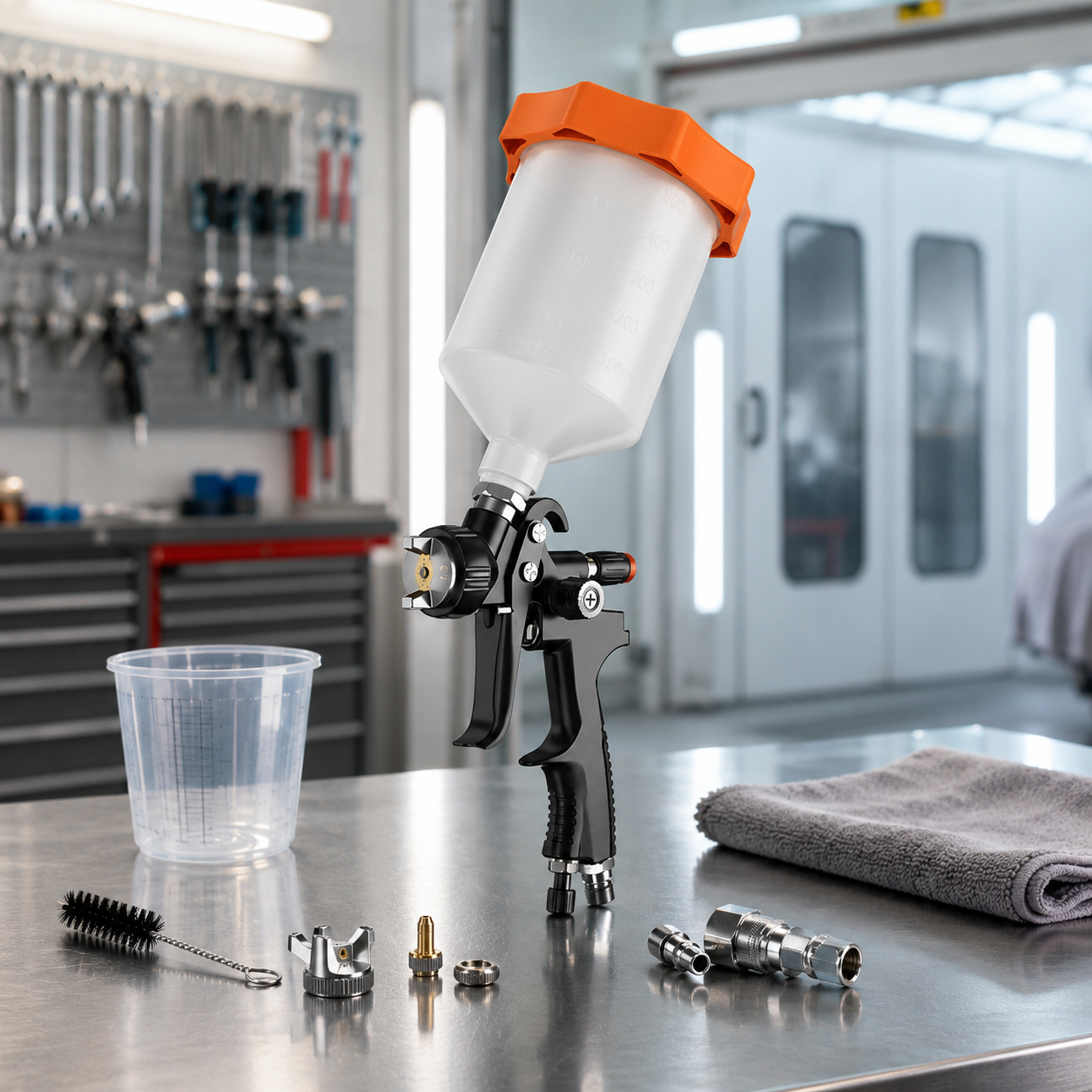 Basecoat Blending and Clearcoat Application with Low-Air-Consumption Equipment