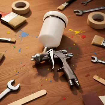 LVLP Fine Finish Gravity Feed Spray Gun for Professional Painting