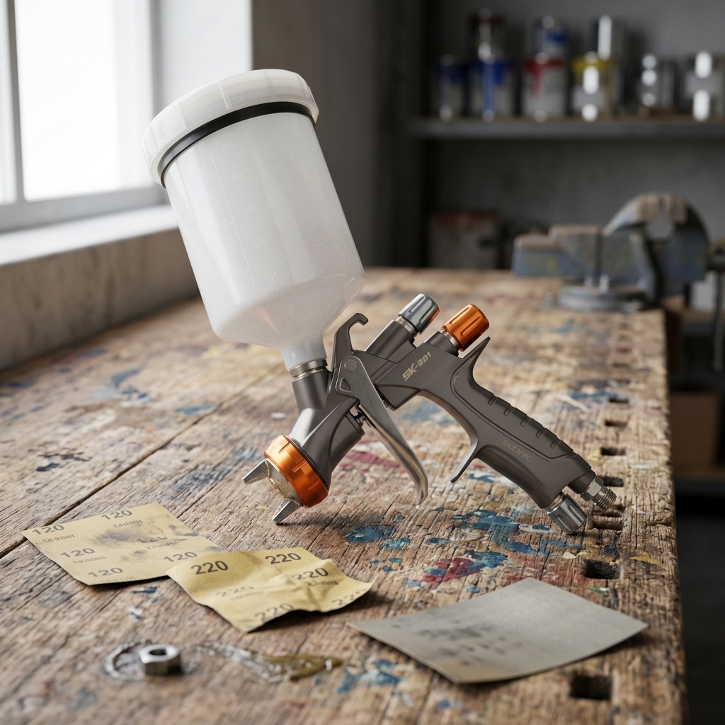 How to Avoid Accumulated Paint Residue Blocking Small Air Holes of Air Cap