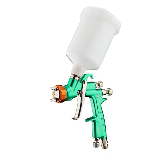 mini SK-300 LVLP Gravity Feed Spray Gun with Plastic Cup