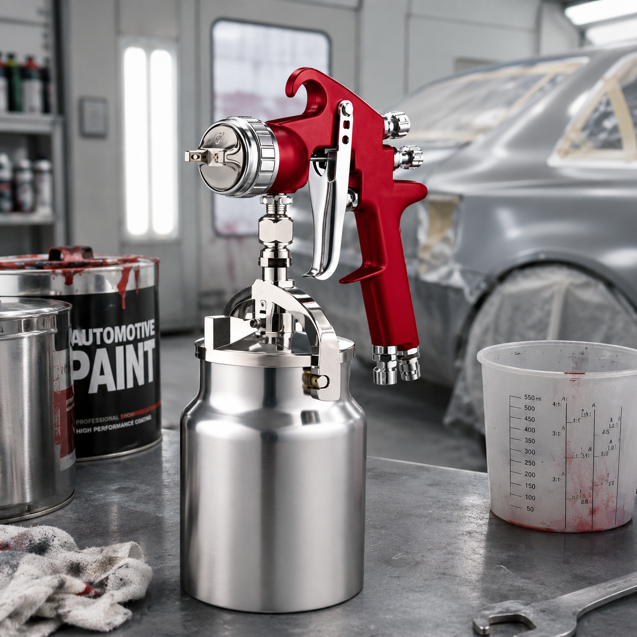 Clearcoat Film Build Control with Premium LVLP Spray Equipment