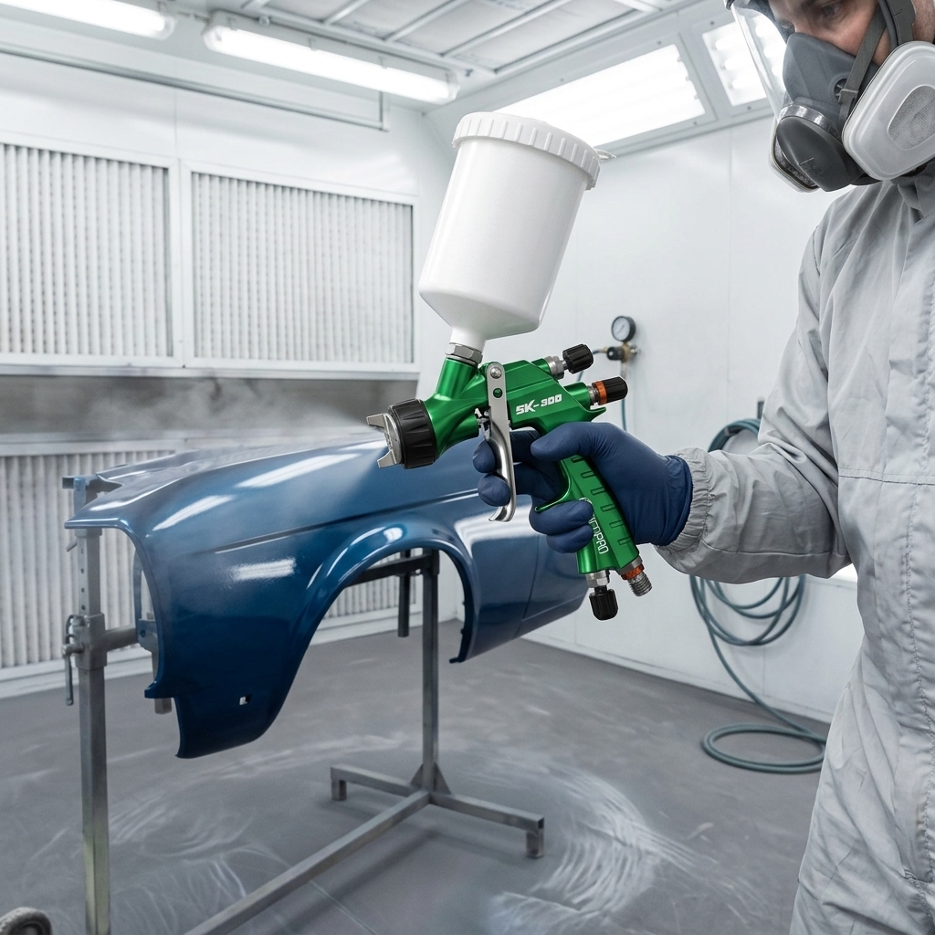 SK-300 LVLP Automotive Bumper Refinishing Spray Gun