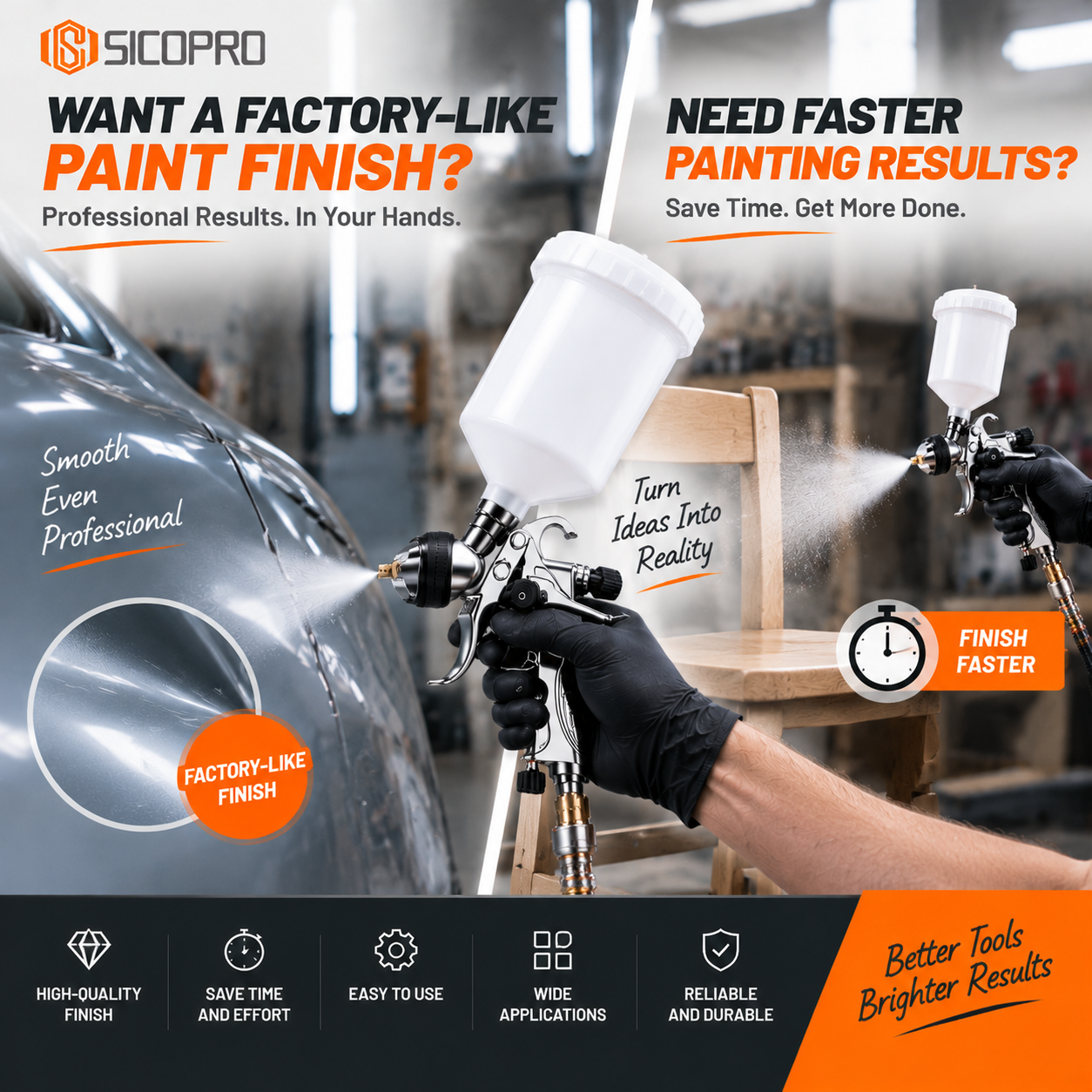 Quy Trình Sơn Hoàn Thiện Ô Tô Từ Chuẩn Bị Đến Clearcoat