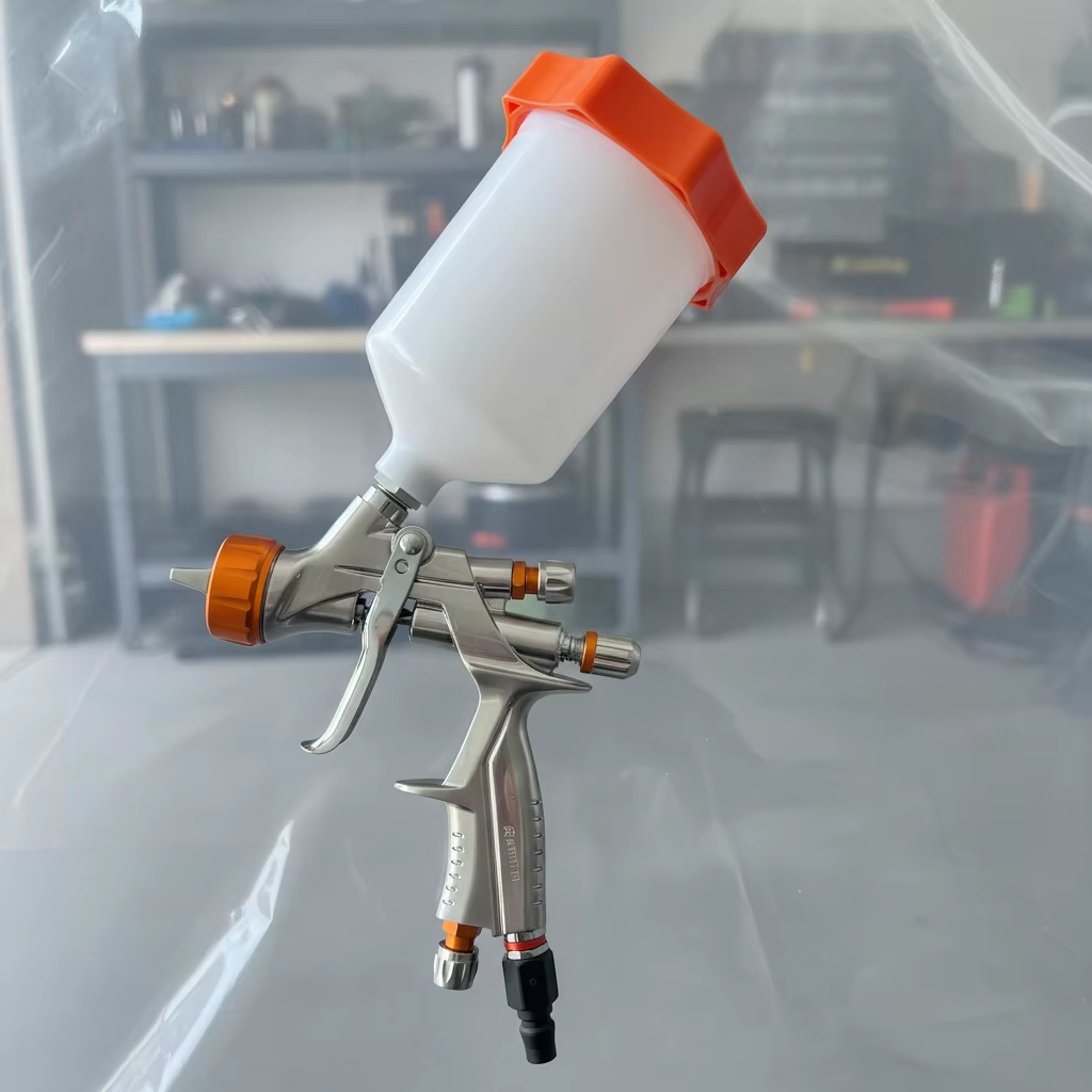 Low Pressure Gravity Paint Spray Gun for Controlled Coating and Touch-Up