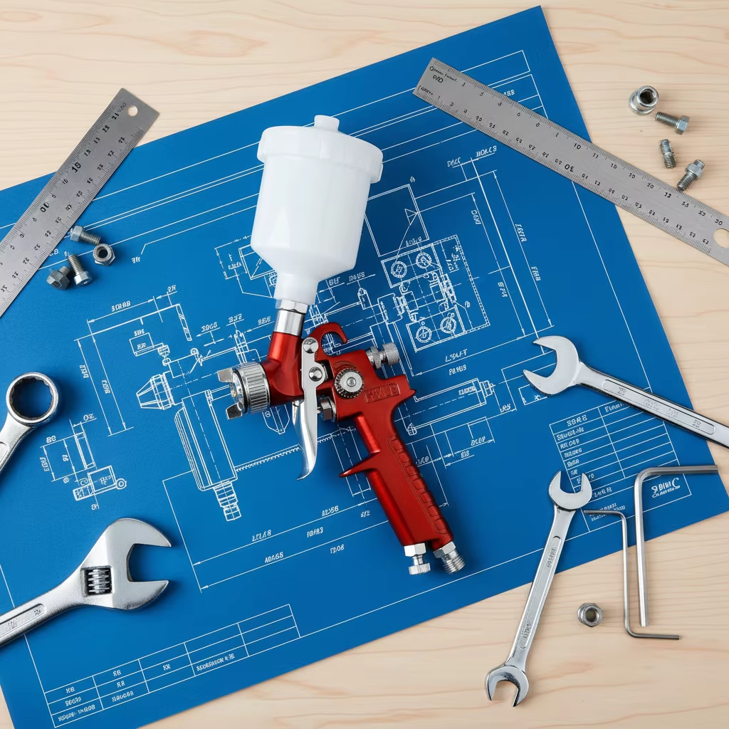 H-2000 HVLP Spray Gun – Professional Automotive and Furniture Refinishing