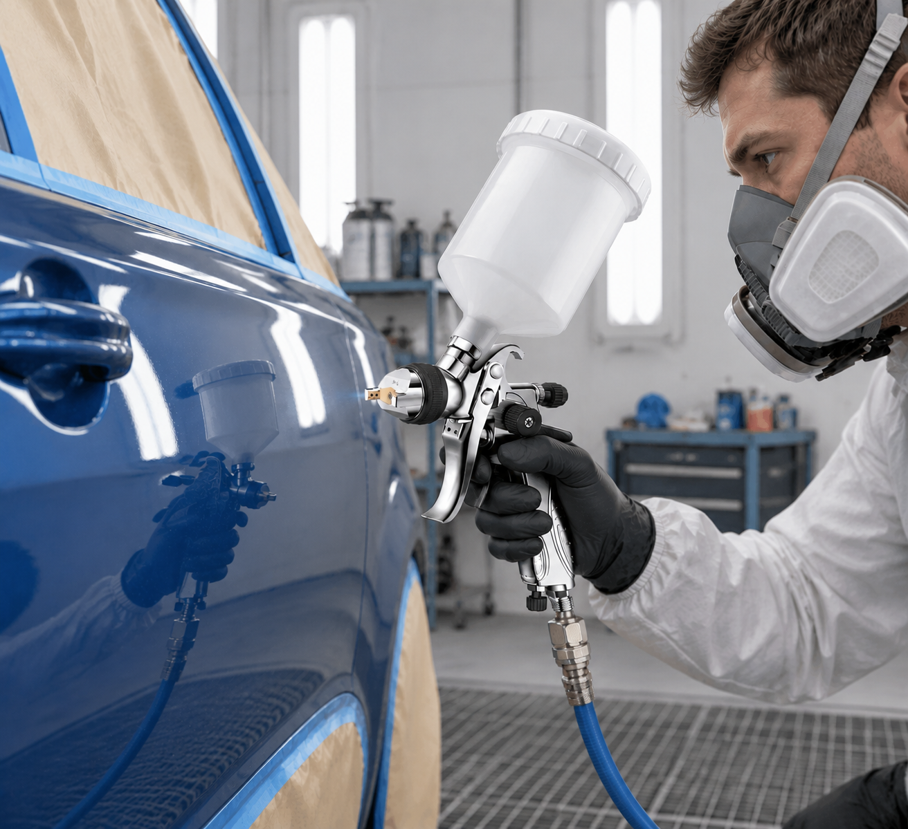 SICOPRO Adjustable Pattern Professional Paint Sprayer Gun