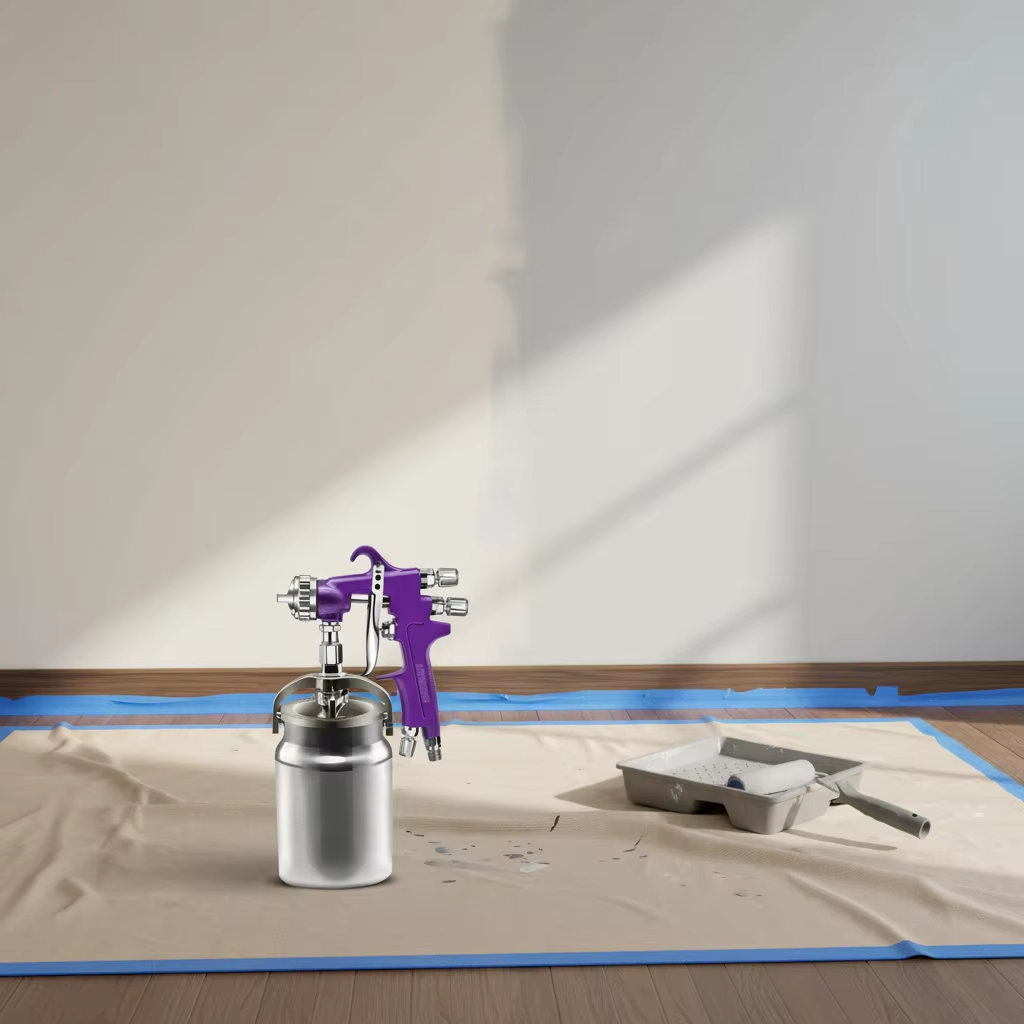 MP-741 Professional Reflective Finish Spray Gun 1.5mm Suction Cup Paint Sprayer