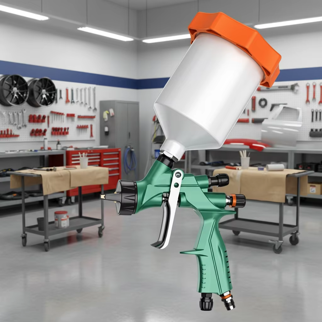 High Transfer Efficiency LVLP Paint Spray Gun for Fine Finish Coating