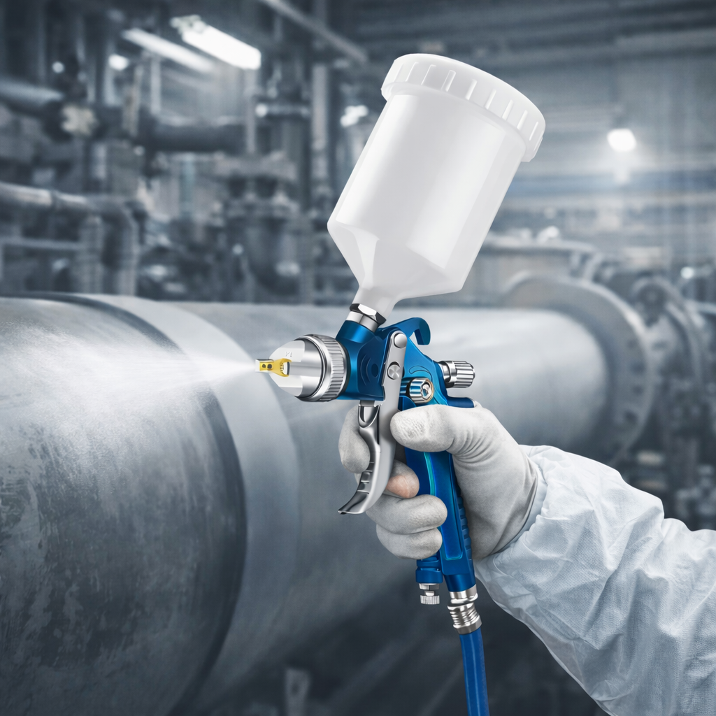 LVLP Spray Gun for Wood Furniture Finishing – Professional Low Volume Low Pressure Paint Gun