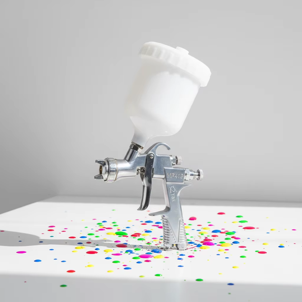 MP41G LVLP Gravity Feed Spray Gun for Precision Color Matching