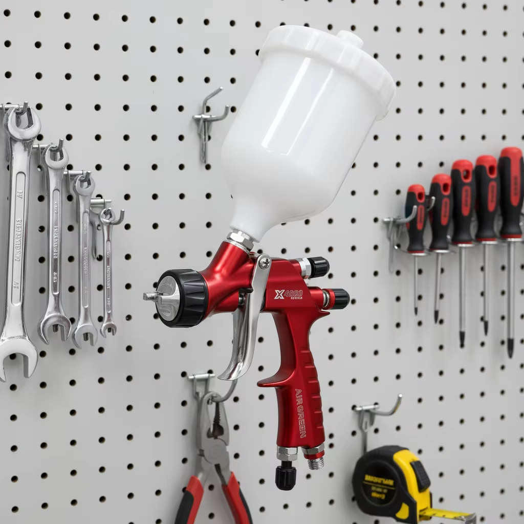 Professional LVLP Gravity Feed Spray Gun with Adjustable Nozzle