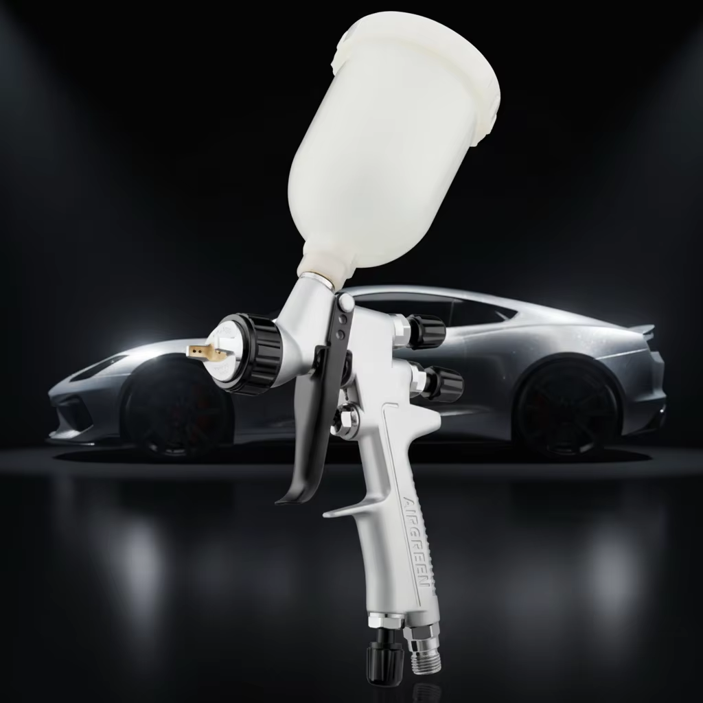 Professional LVLP Gravity Feed Spray Gun for Automotive & Industrial Painting