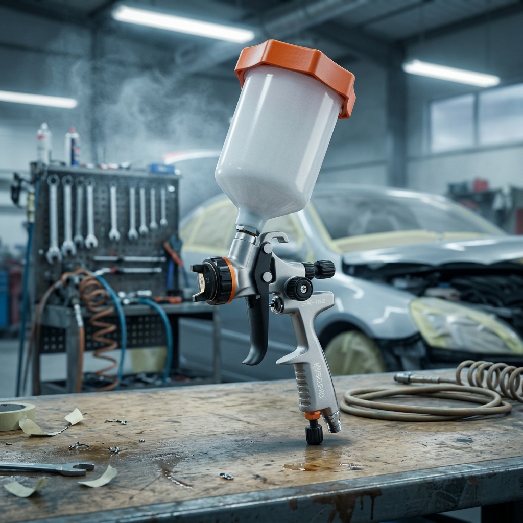 LVLP Car Refinish Spray Gun for Auto Repair Workshop