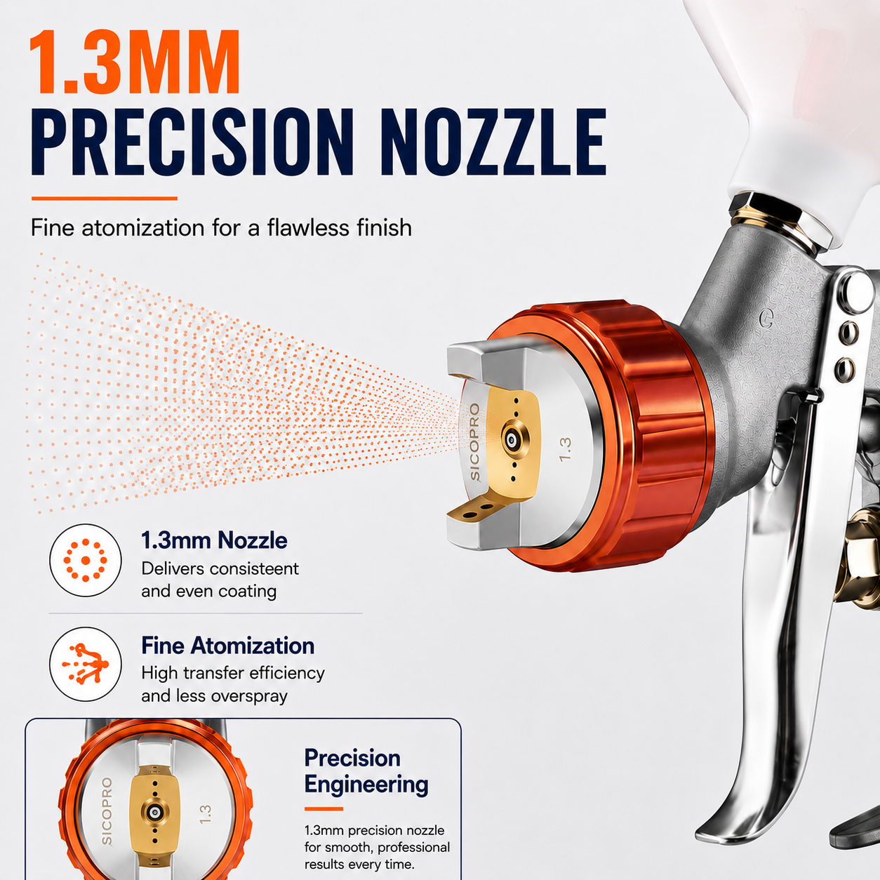 How to Avoid Uneven Metallic Particle Distribution in Silver and Gold Spray Finishes
