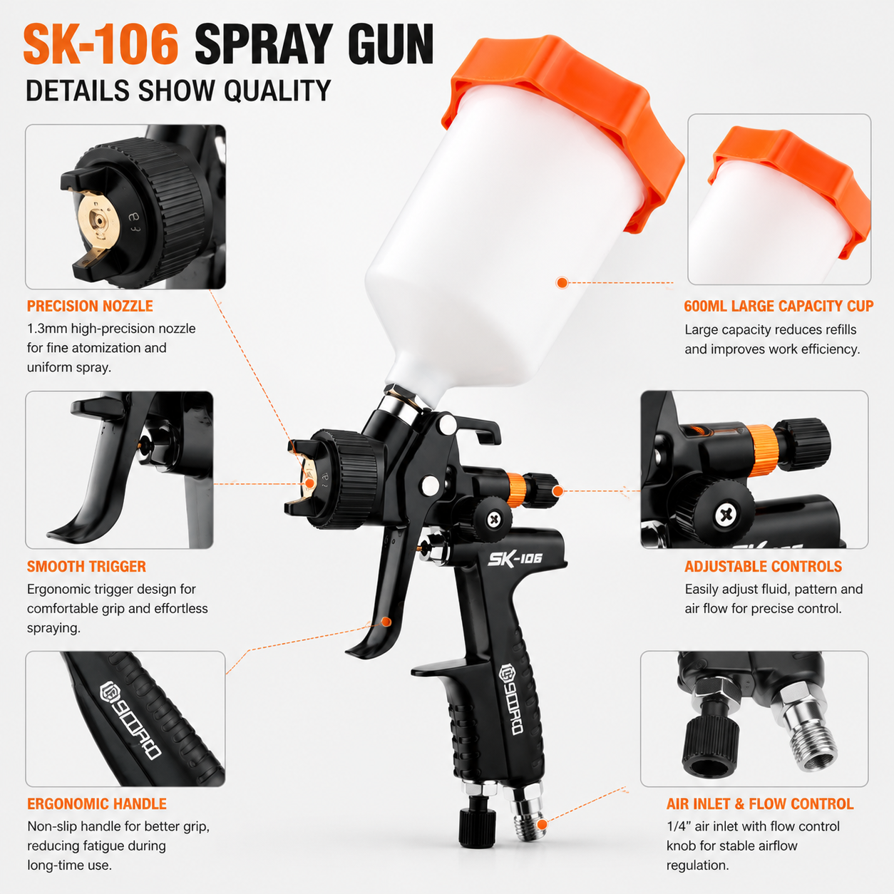 Professional vs. Standard Spray Guns: How Internal Airflow Design Changes Atomization